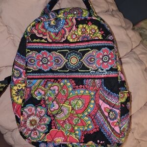Vintage Vera Bradley Vibrant Boho Floral Lunch Bag